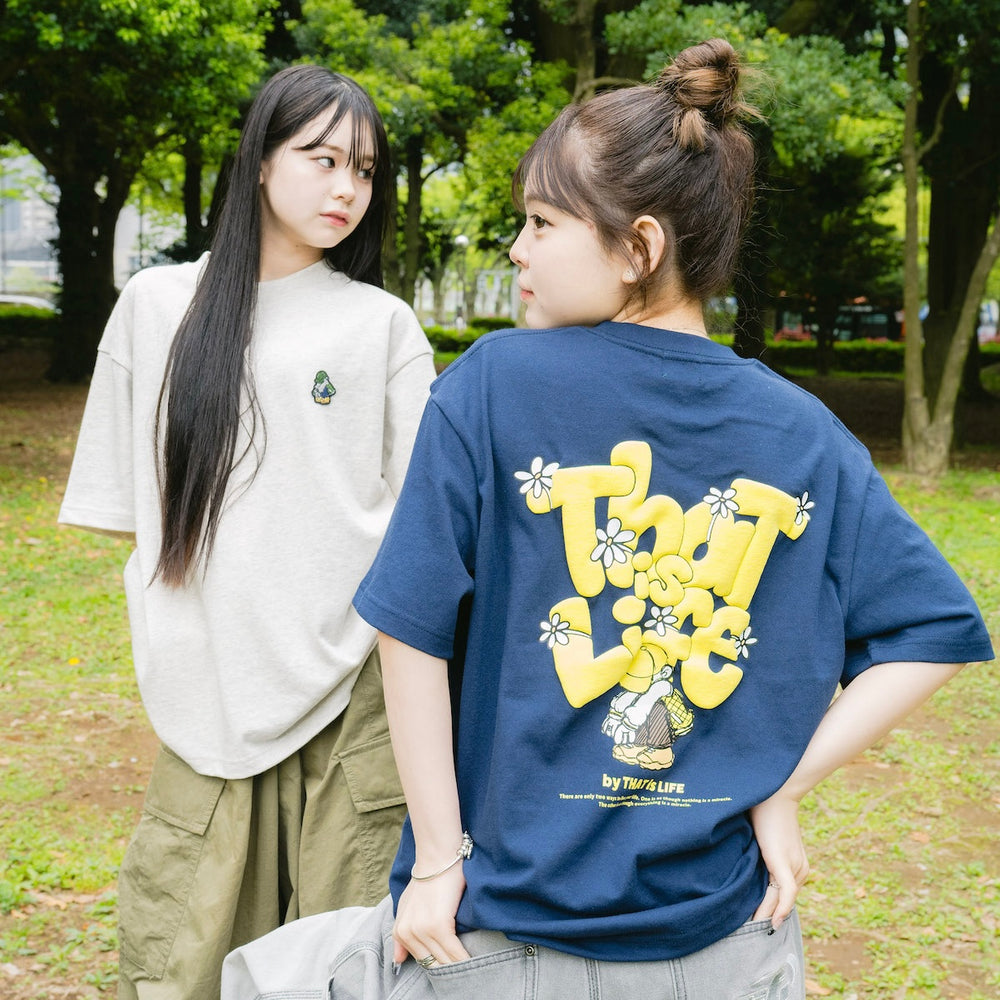 HEAVY WEIGHT 8.2oz "FLOWER BOY" LOGO TEE