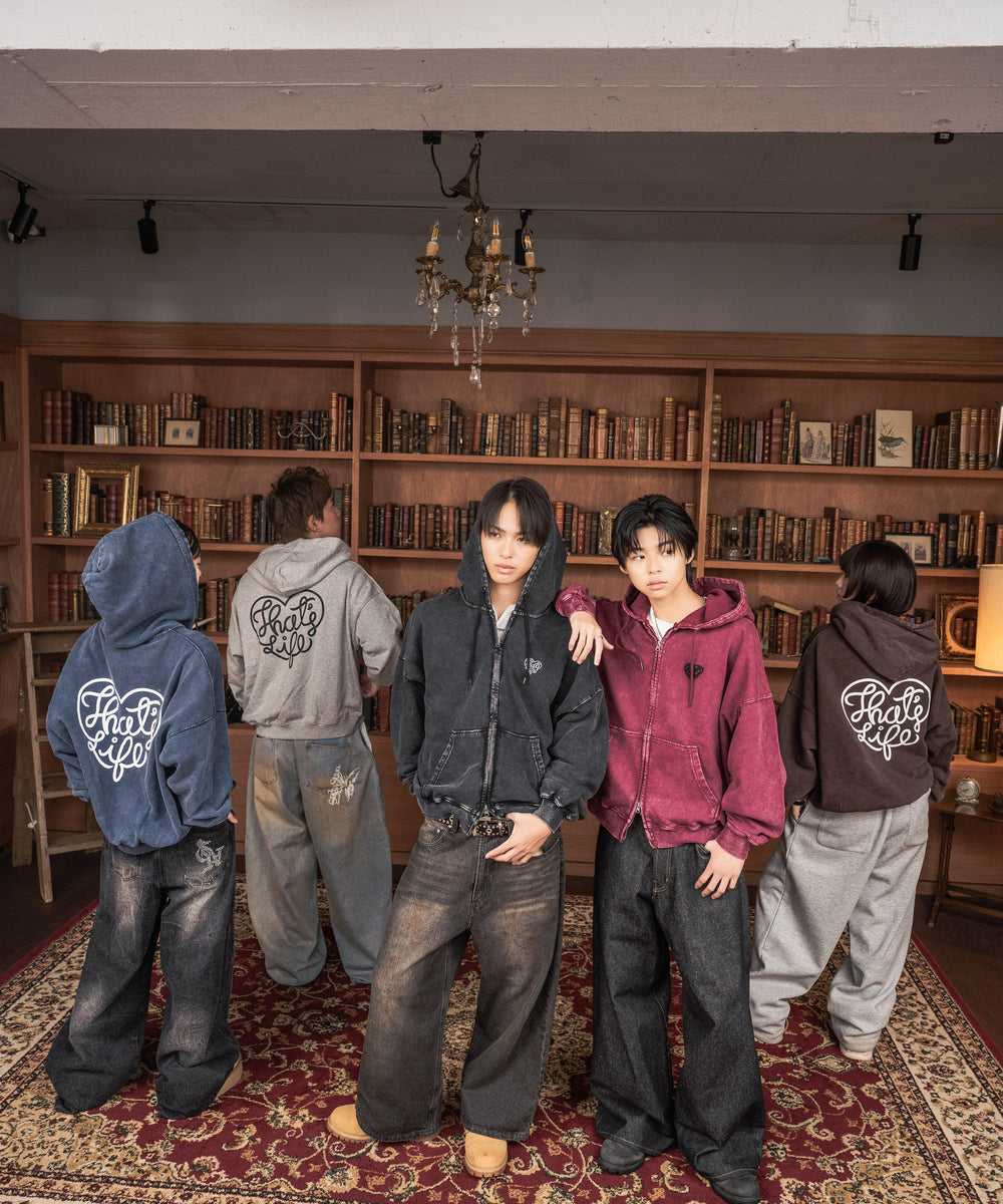 Vintage styles Heart logo zip hoodie free