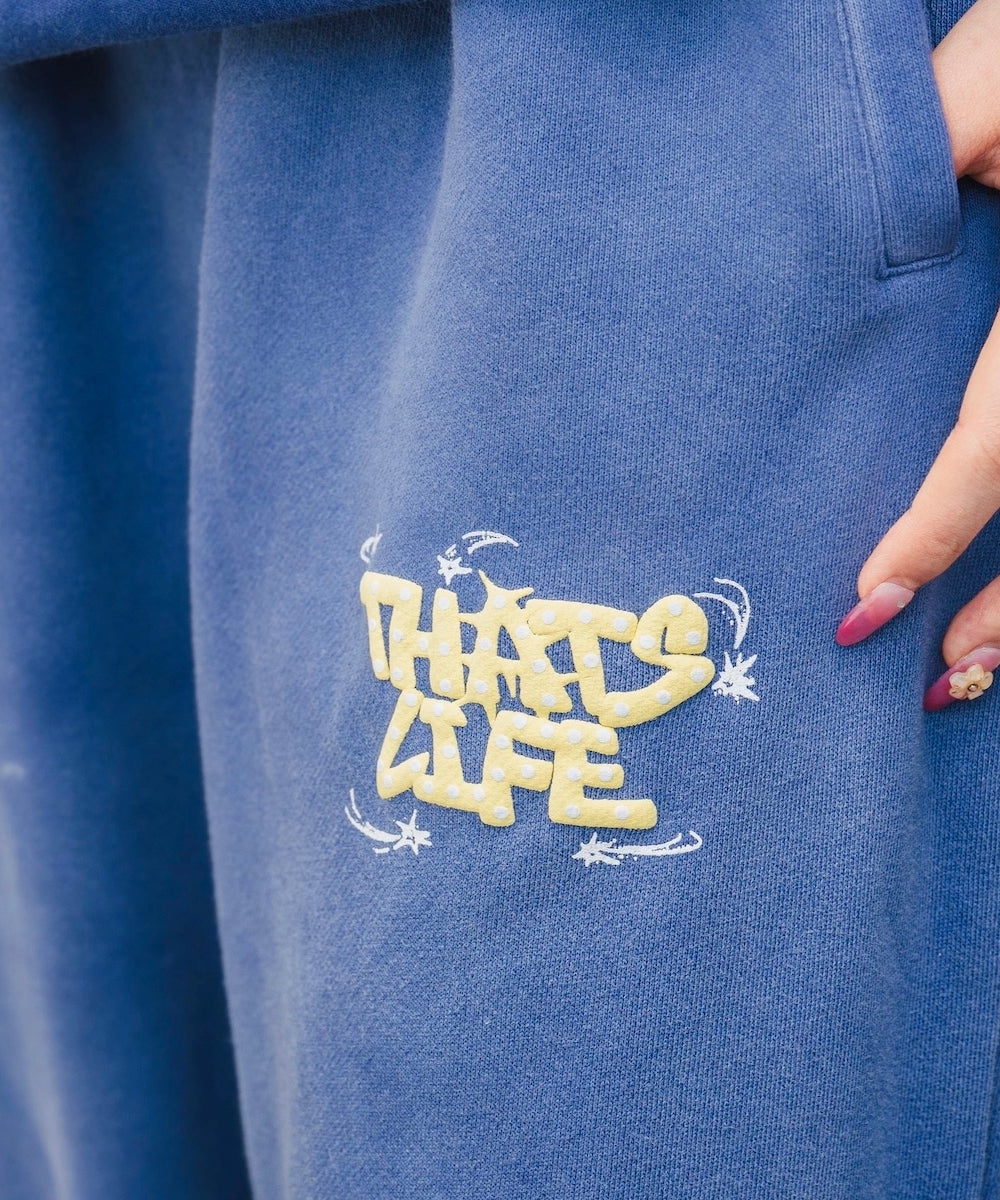 Vintage fade Wave logo sweat pants