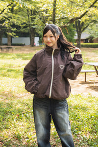 Heart logo 2way Reversible Nylon Jackets free