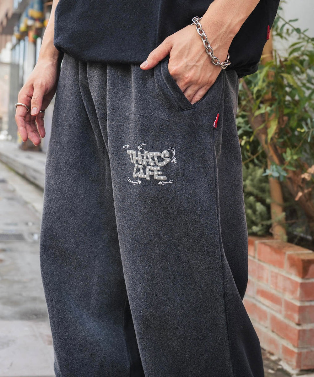 Vintage fade Wave logo sweat pants