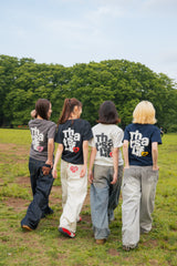 "HEARTSTACK” logo tee free - L / Navy
