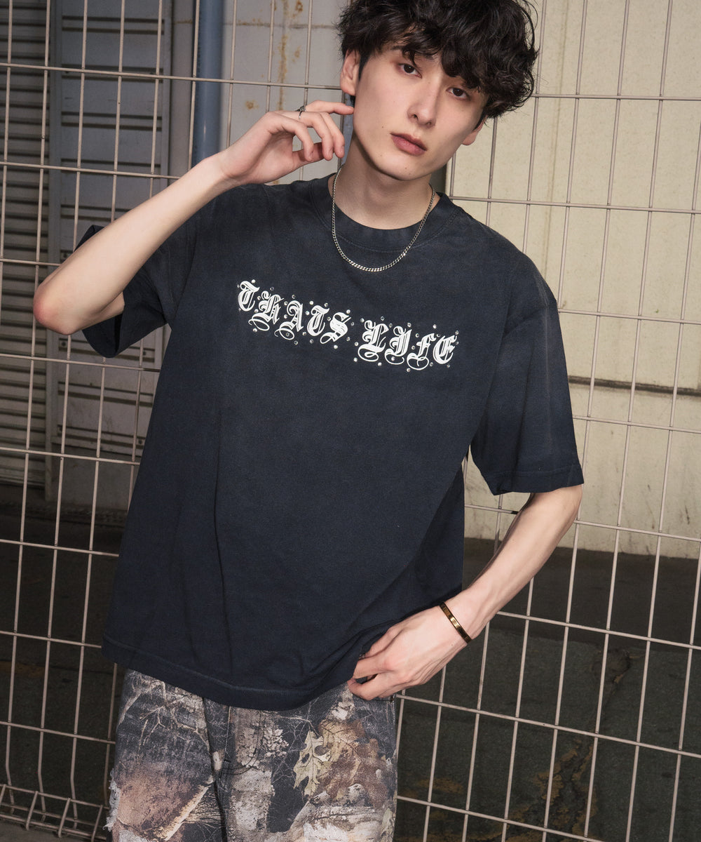 Faded Gleam Script Tee free
