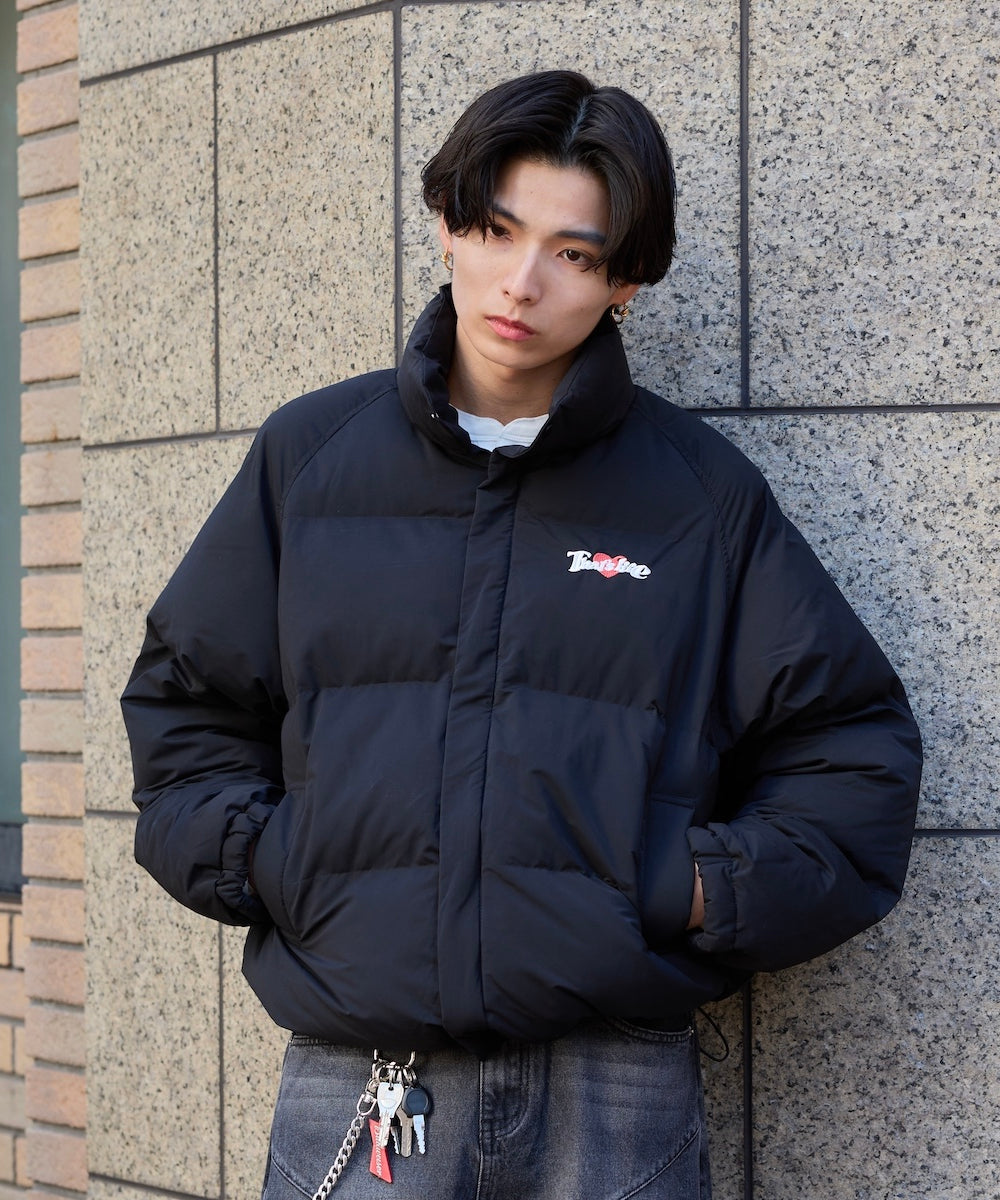 That's life Heart logo Puffer Jacket