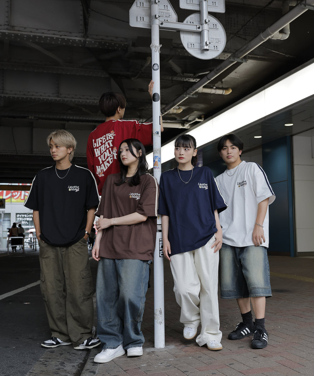 HEAVY WEIGHT 7.5oz ANGEL LOGO LINE TEE free