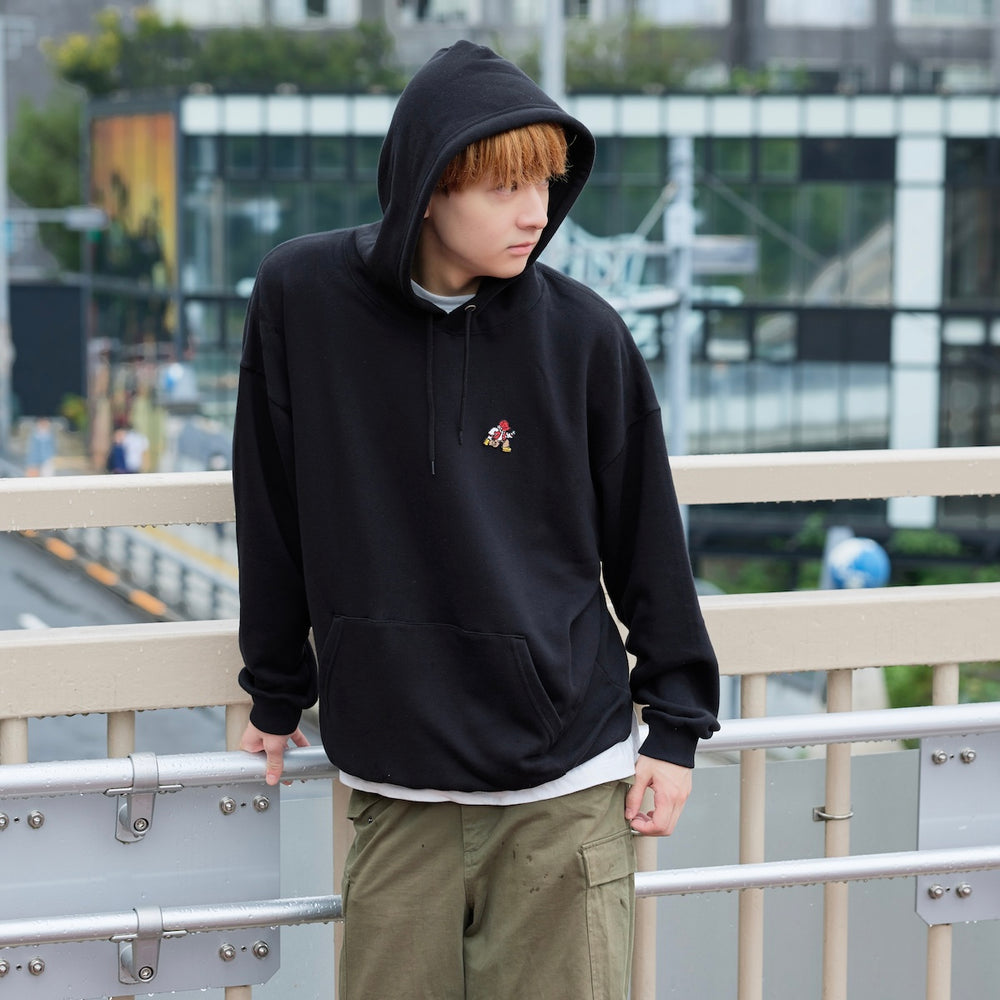 HEAVY WEIGHT 11.0oz “RUNNING BOY” LOGO HOODIE