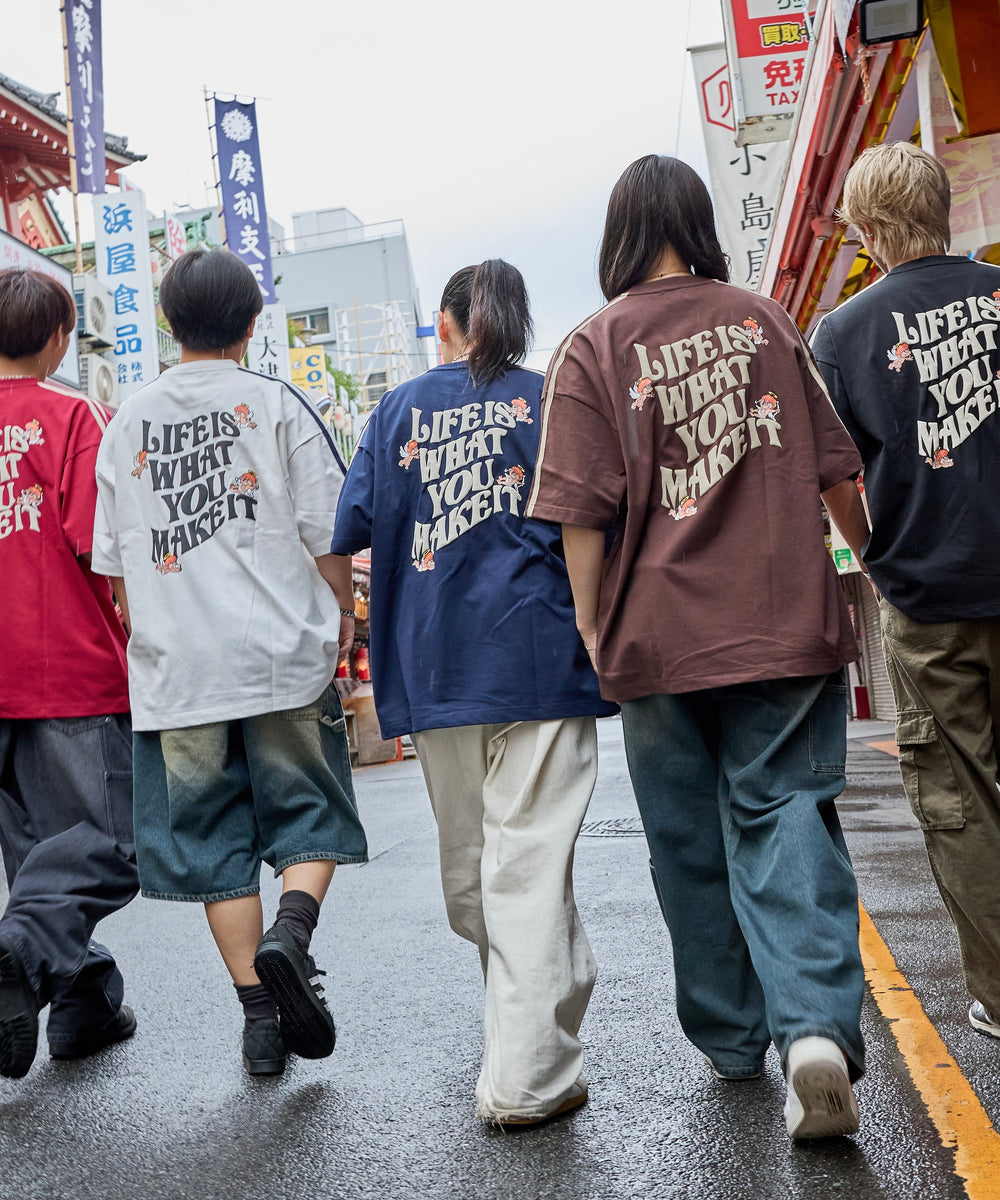 HEAVY WEIGHT 7.5oz ANGEL LOGO LINE TEE