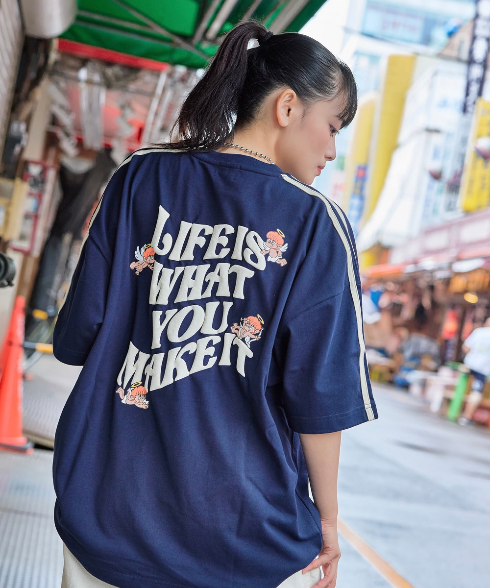 HEAVY WEIGHT 7.5oz ANGEL LOGO LINE TEE