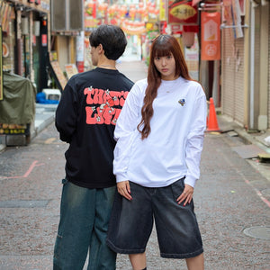 HEAVY WEIGHT 7.1oz ”FLOWER BOY” LOGO LONG SLEEVE