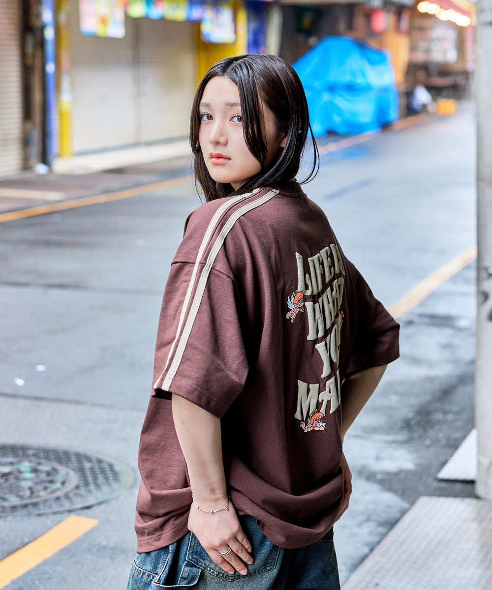 HEAVY WEIGHT 7.5oz ANGEL LOGO LINE TEE