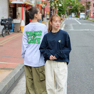 HEAVY WEIGHT 7.1oz ”FLOWER BOY” LOGO LONG SLEEVE