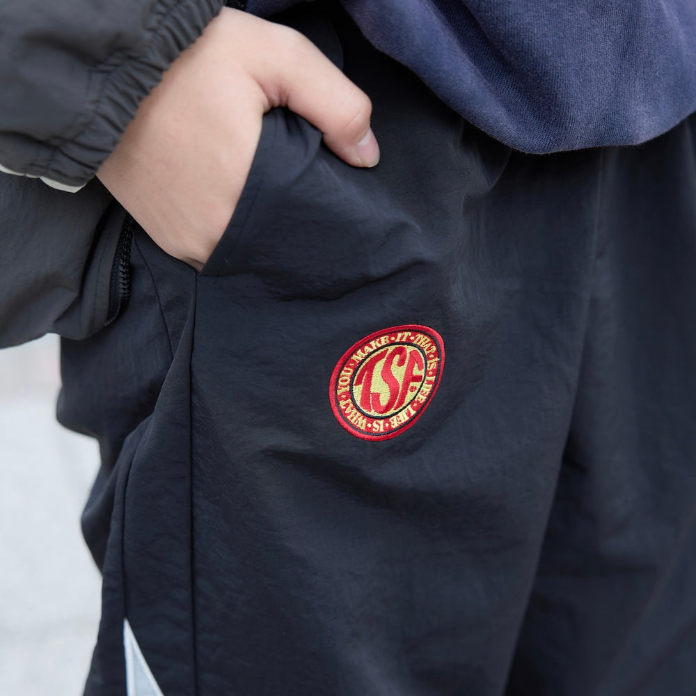 That's life Original Double logo Nylon pants