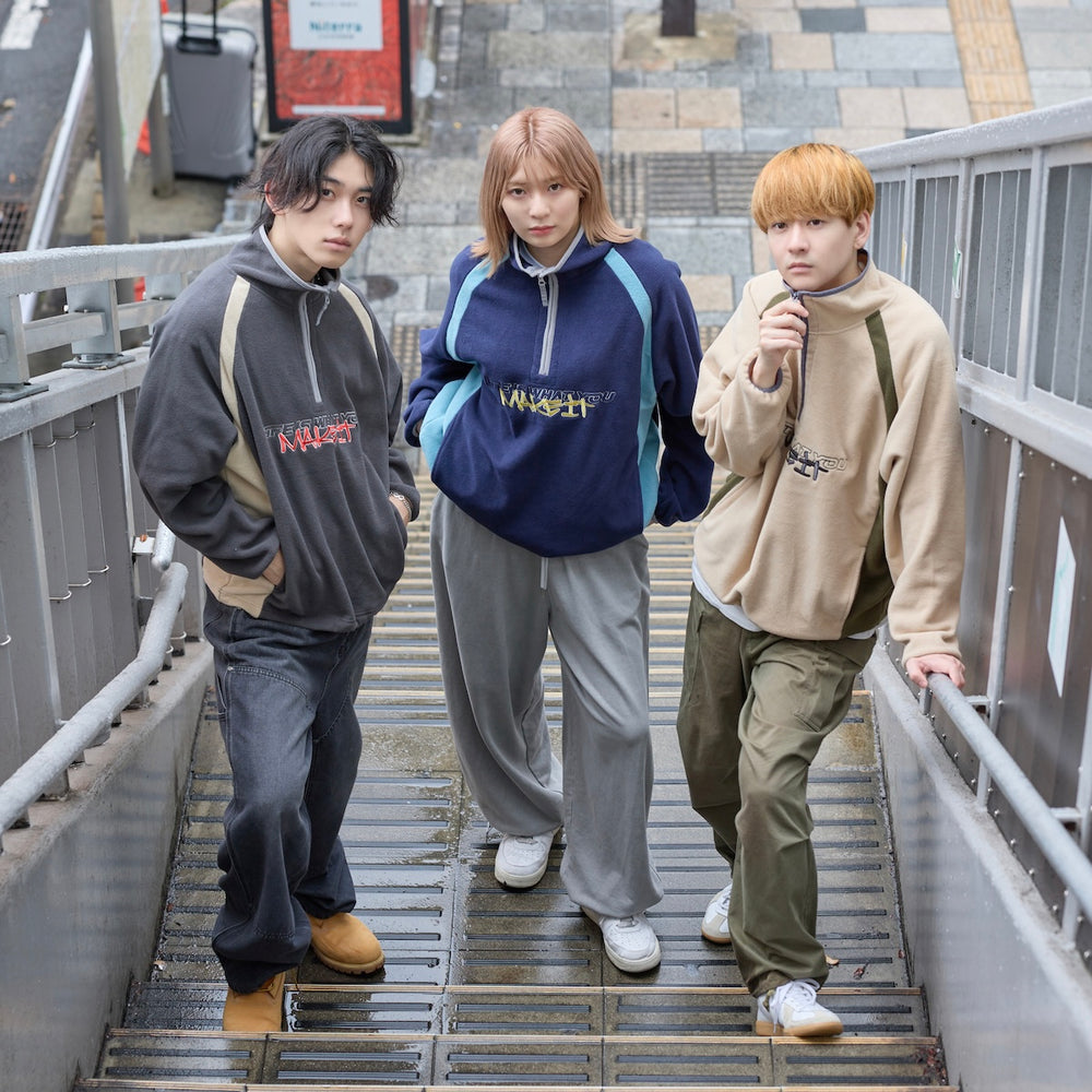 That's life Original Fleece Half zip sweat