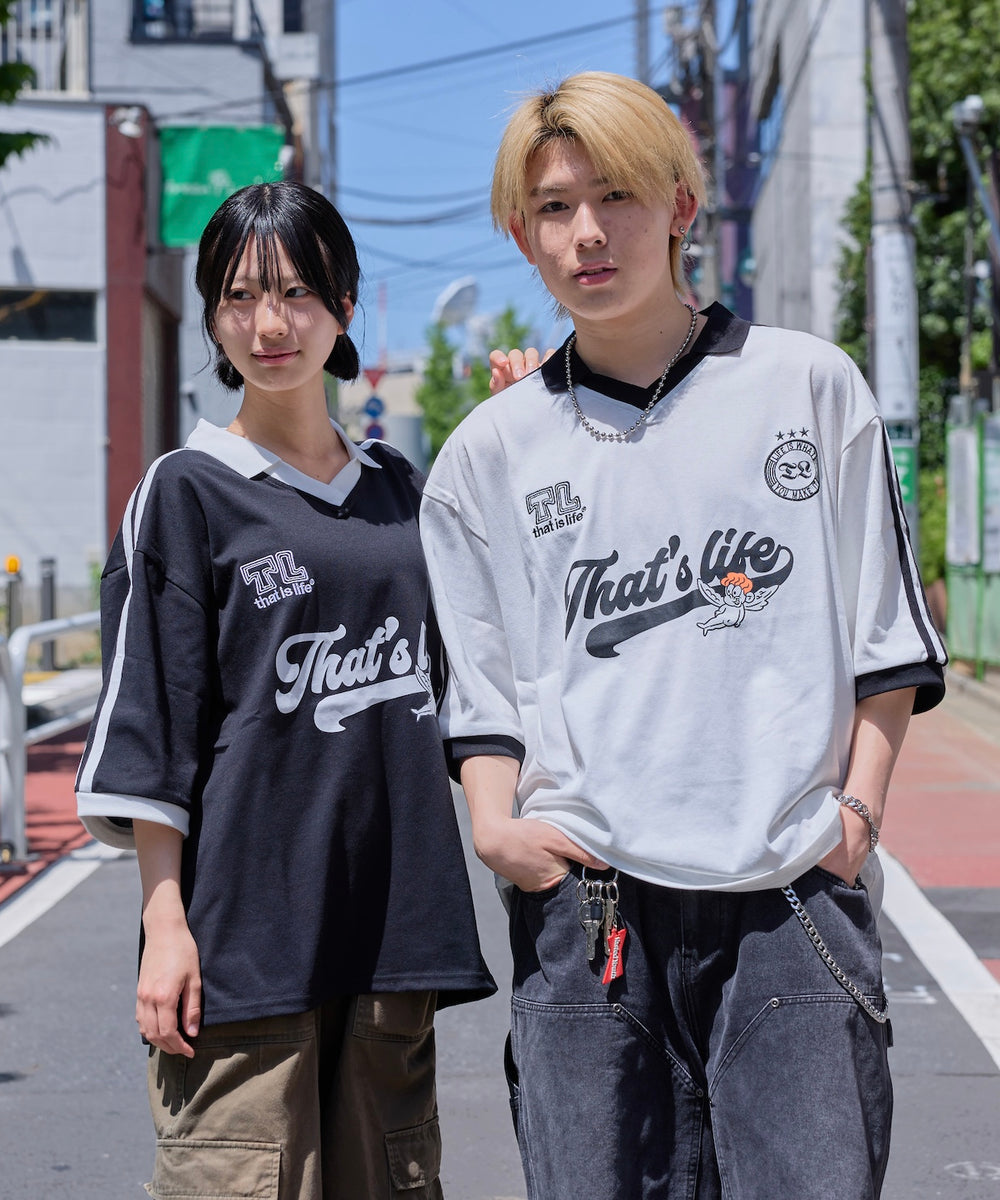 That's life “ANGEL” Sport logo Game Shirt