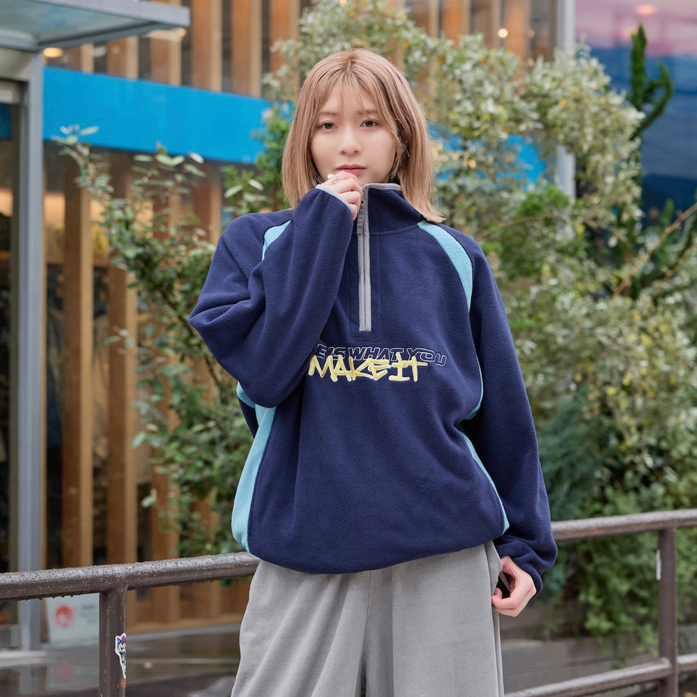 That's life Original Fleece Half zip sweat