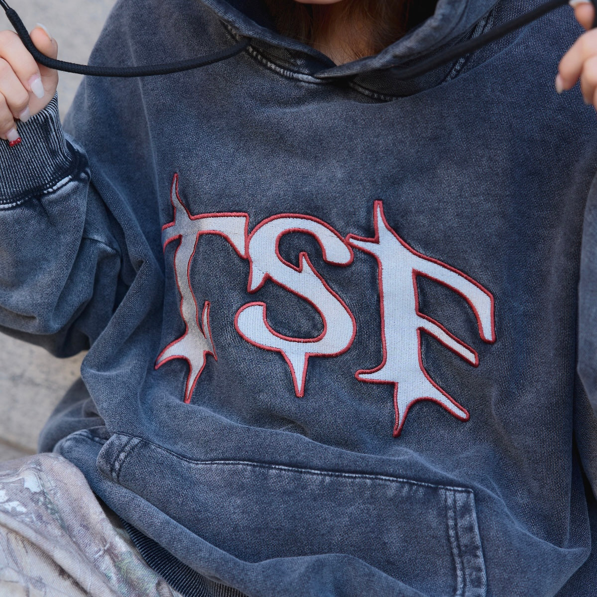 "TSF" logo hoodie