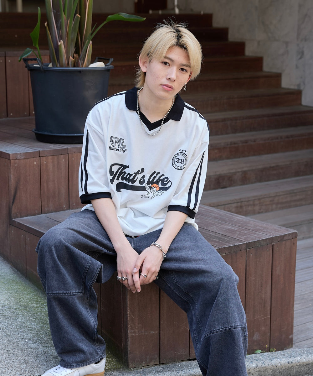 That's life “ANGEL” Sport logo Game Shirt