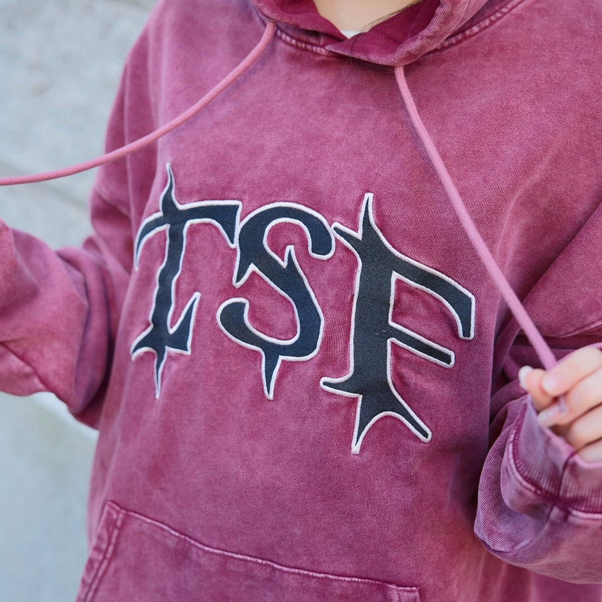 "TSF" logo hoodie