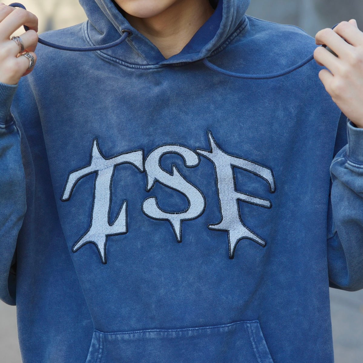 "TSF" logo hoodie