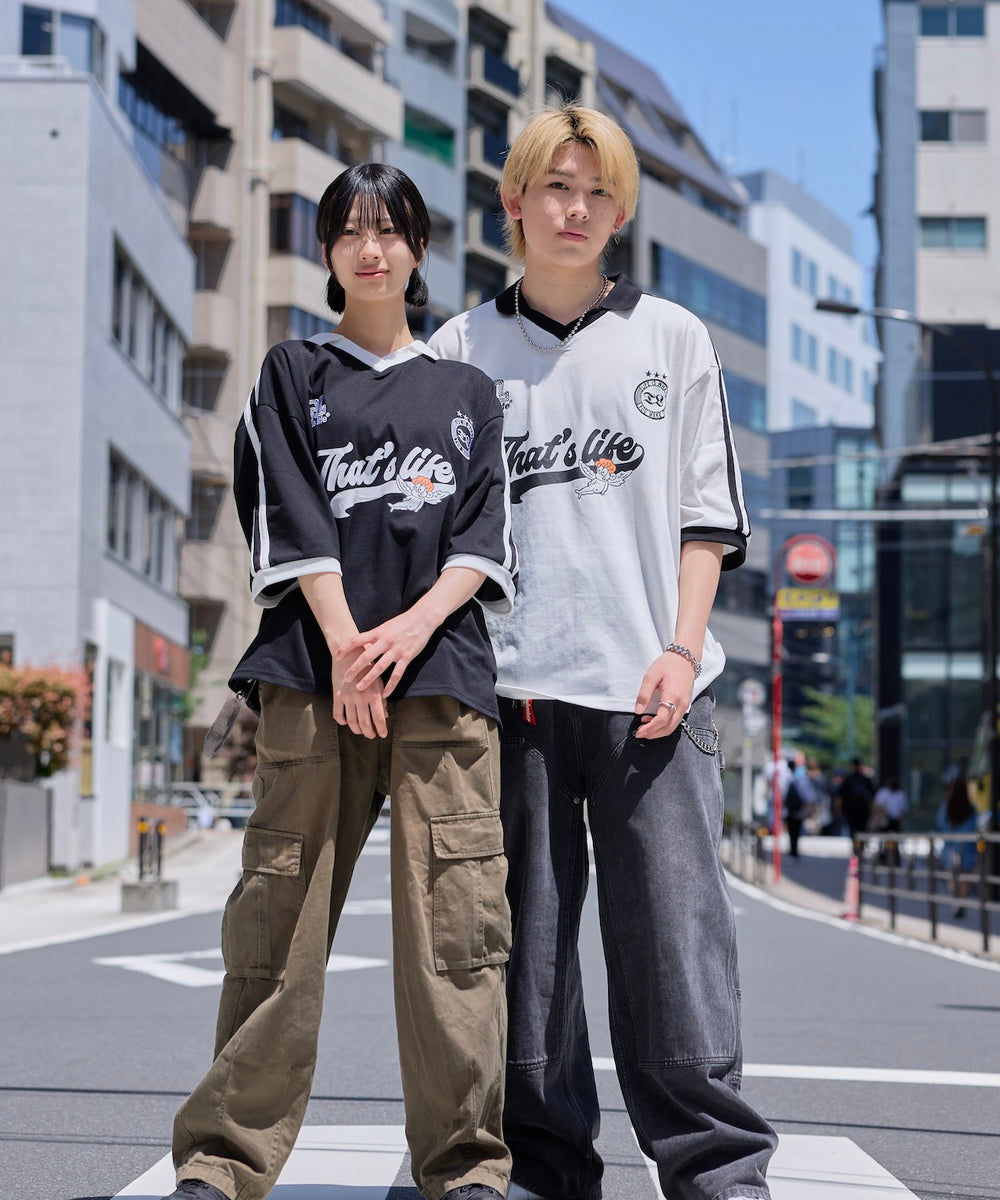 That's life “ANGEL” Sport logo Game Shirt