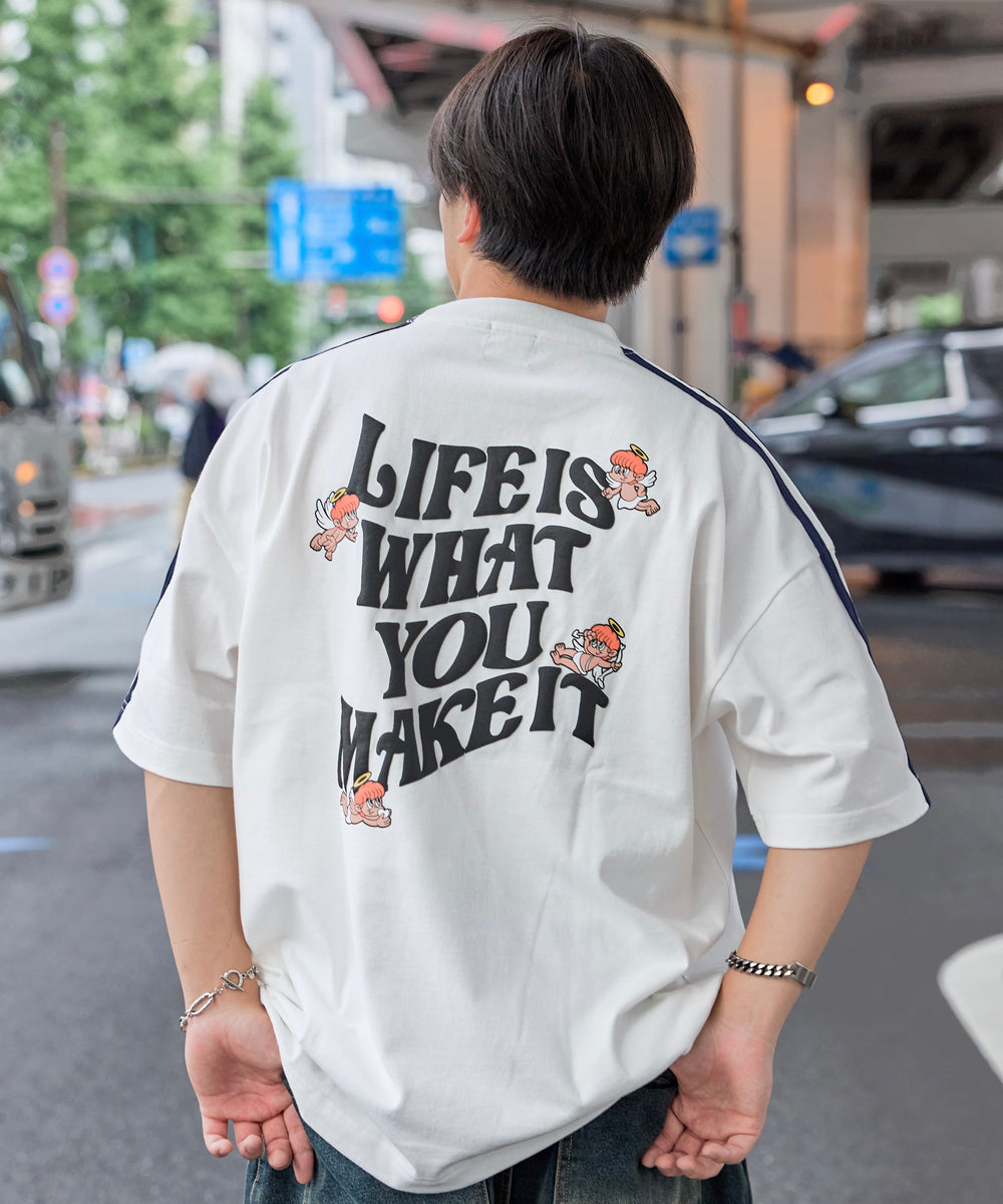 HEAVY WEIGHT 7.5oz ANGEL LOGO LINE TEE