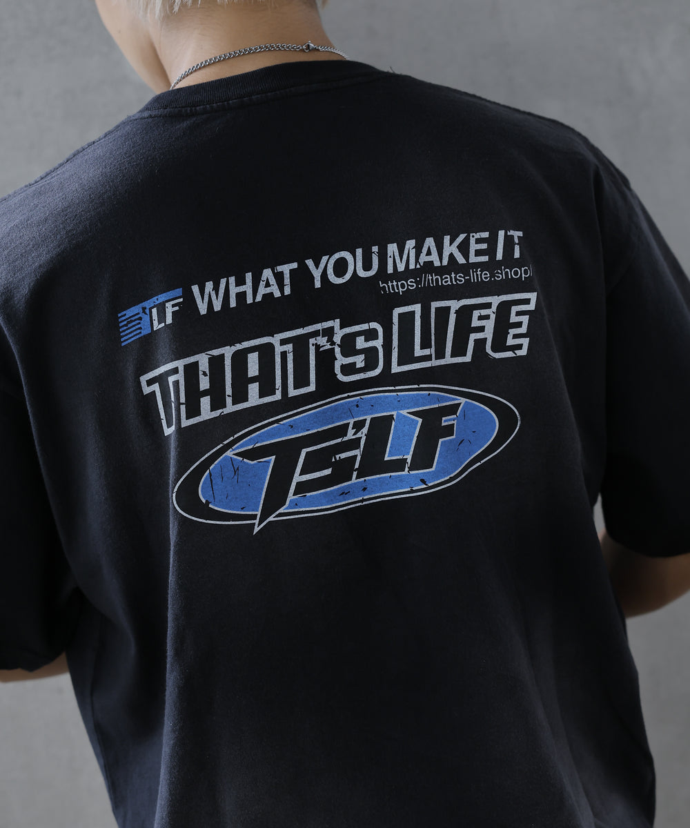 Vintage styles "TsLF" logo S/S tee free