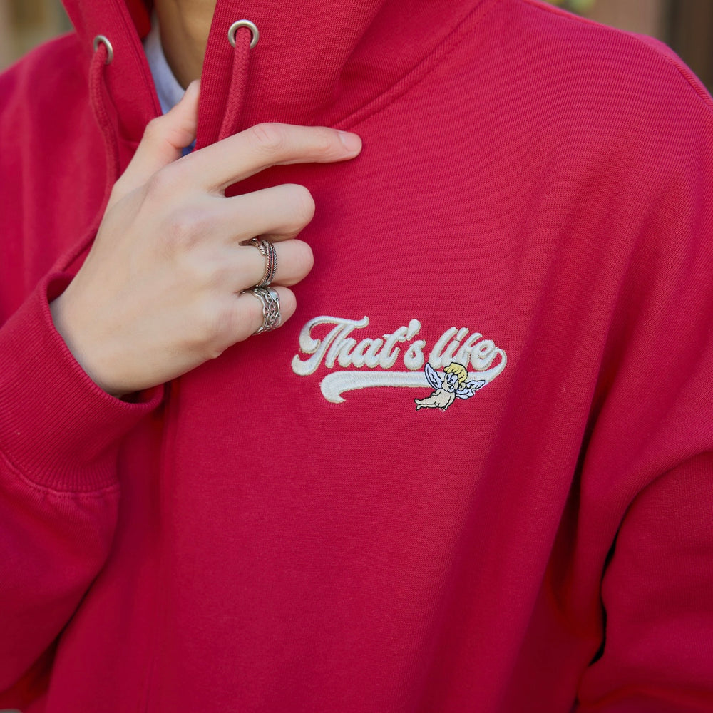 HEAVY WEIGHT 12.0oz ANGEL LOGO ZIP HOODIE