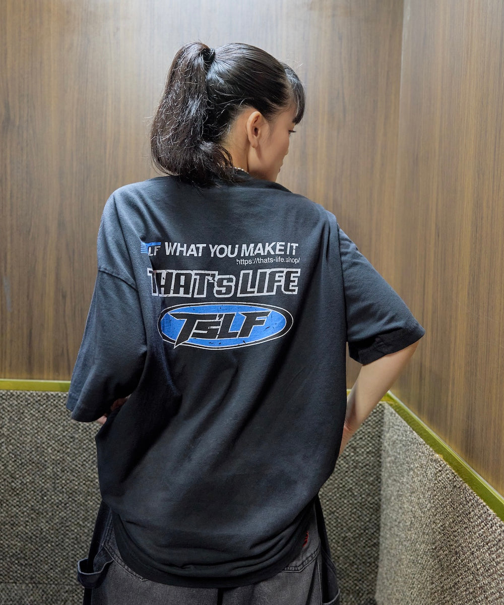 Vintage styles "TsLF" logo S/S tee