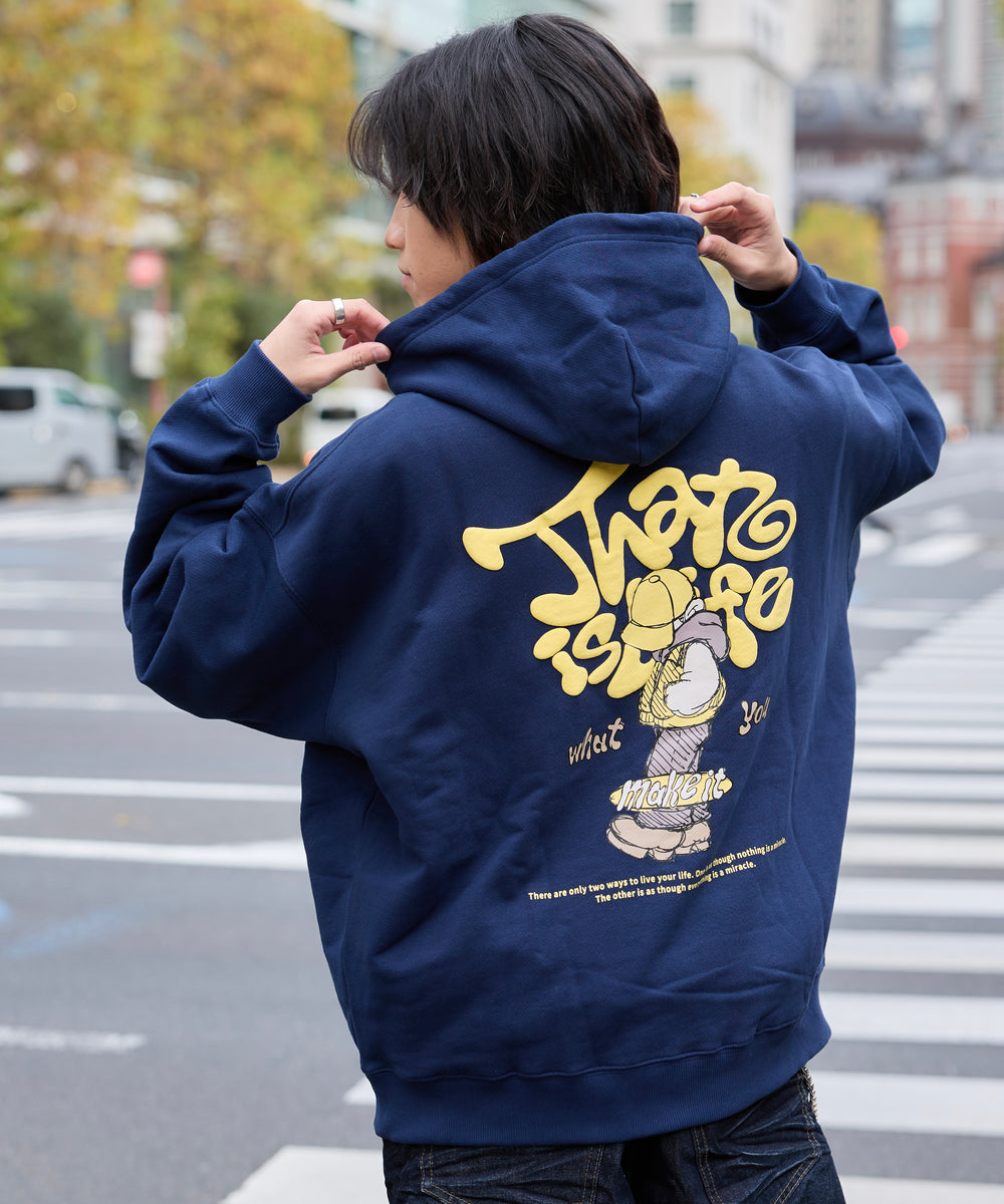 HEAVY WEIGHT 11.0oz “POSTER BOY” LOGO HOODIE