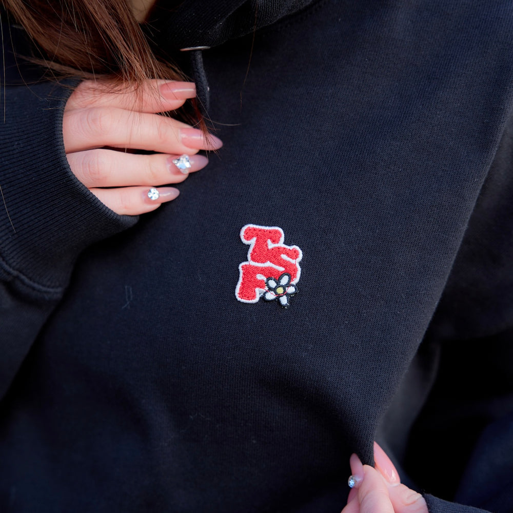 HEAVY WEIGHT 12.0oz "FLOWER" LOGO HOODIE