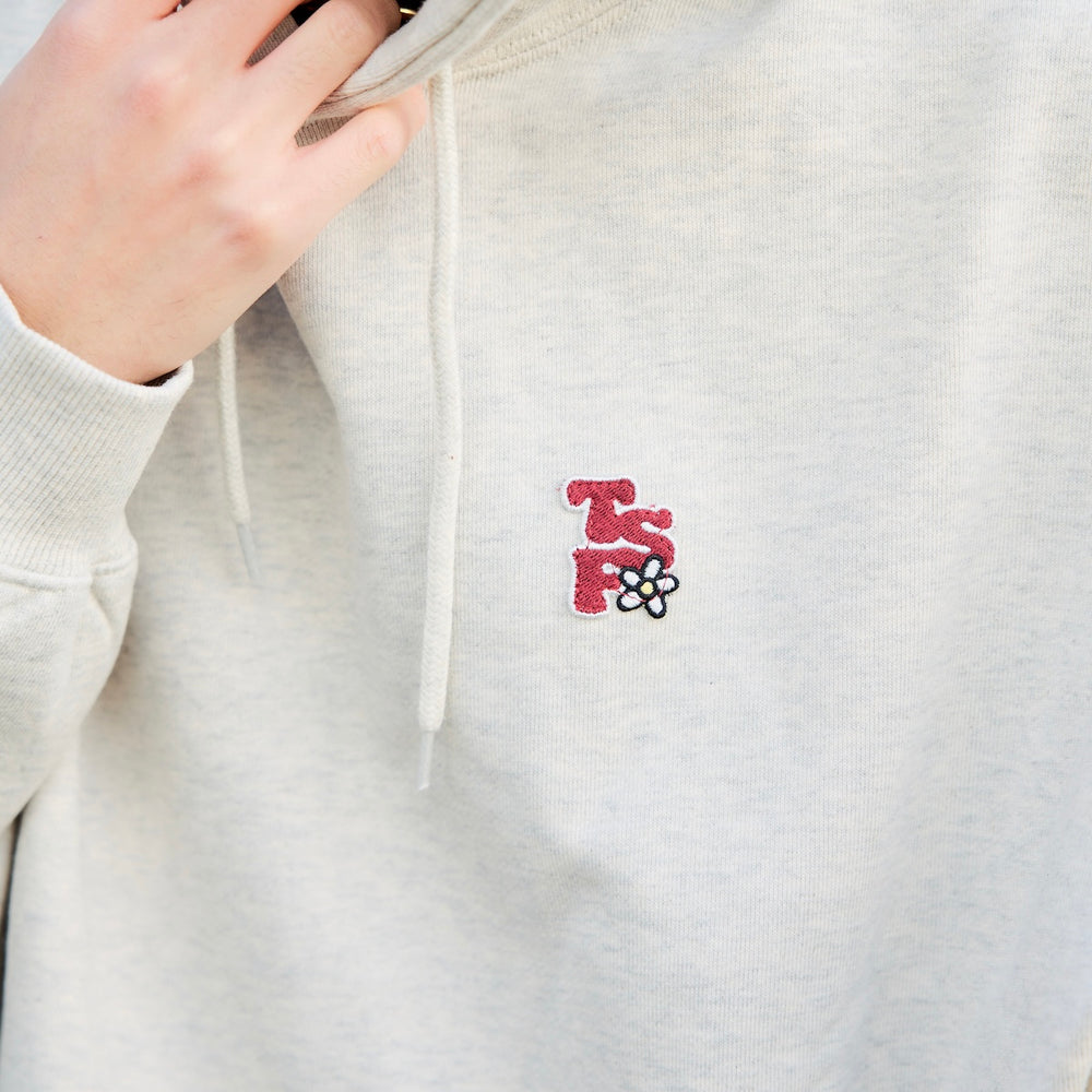 HEAVY WEIGHT 12.0oz "FLOWER" LOGO HOODIE