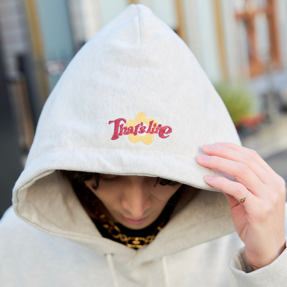 HEAVY WEIGHT 12.0oz "FLOWER" LOGO HOODIE