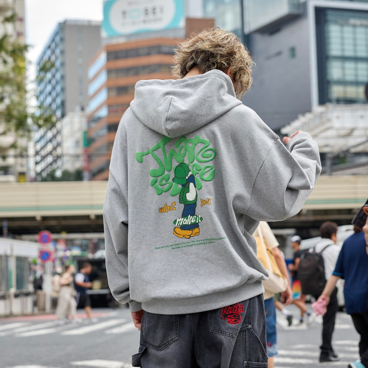 HEAVY WEIGHT 12.0oz “POSTER BOY” LOGO ZIP HOODIE