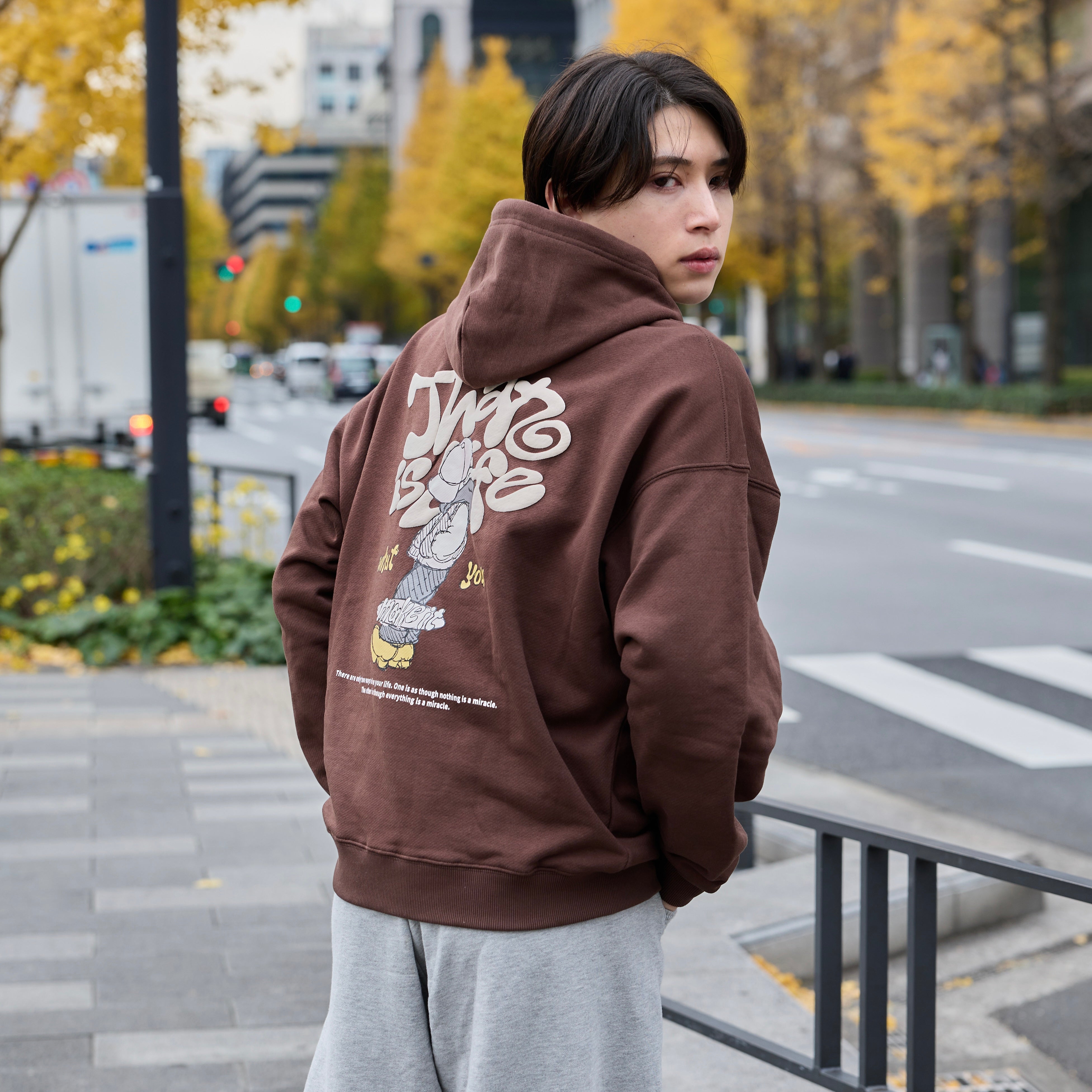 HEAVY WEIGHT 11.0oz “POSTER BOY” LOGO HOODIE