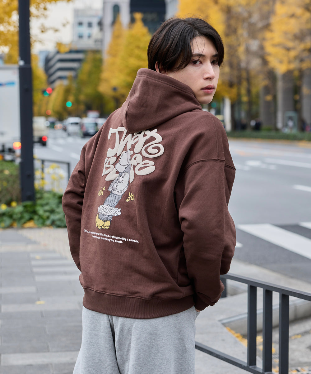 HEAVY WEIGHT 11.0oz “POSTER BOY” LOGO HOODIE