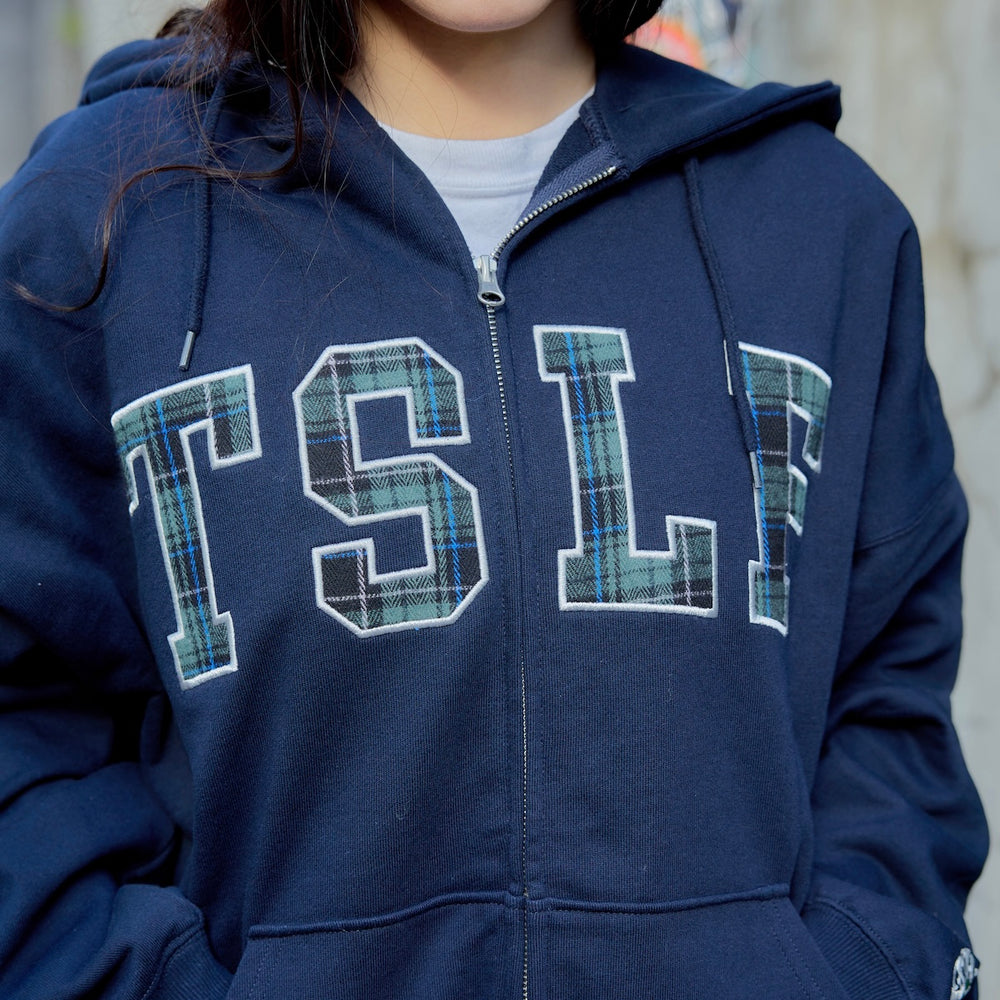 12.0oz FRONT LOGO ZIP HOODIE