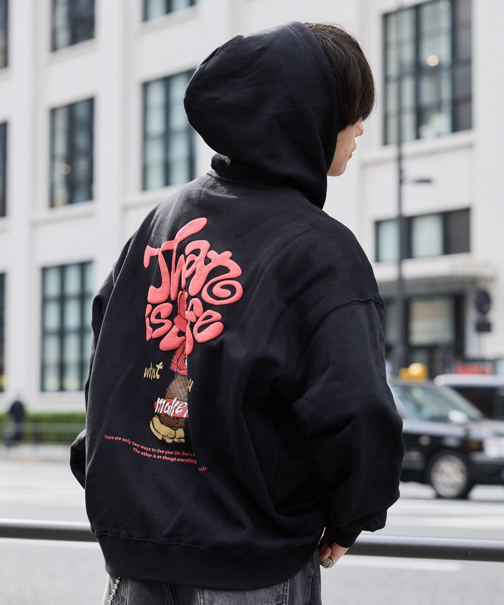 HEAVY WEIGHT 11.0oz “POSTER BOY” LOGO HOODIE