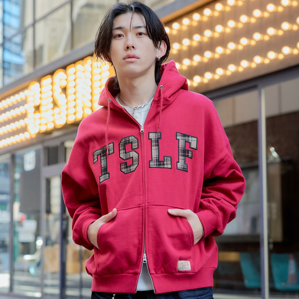 12.0oz FRONT LOGO ZIP HOODIE