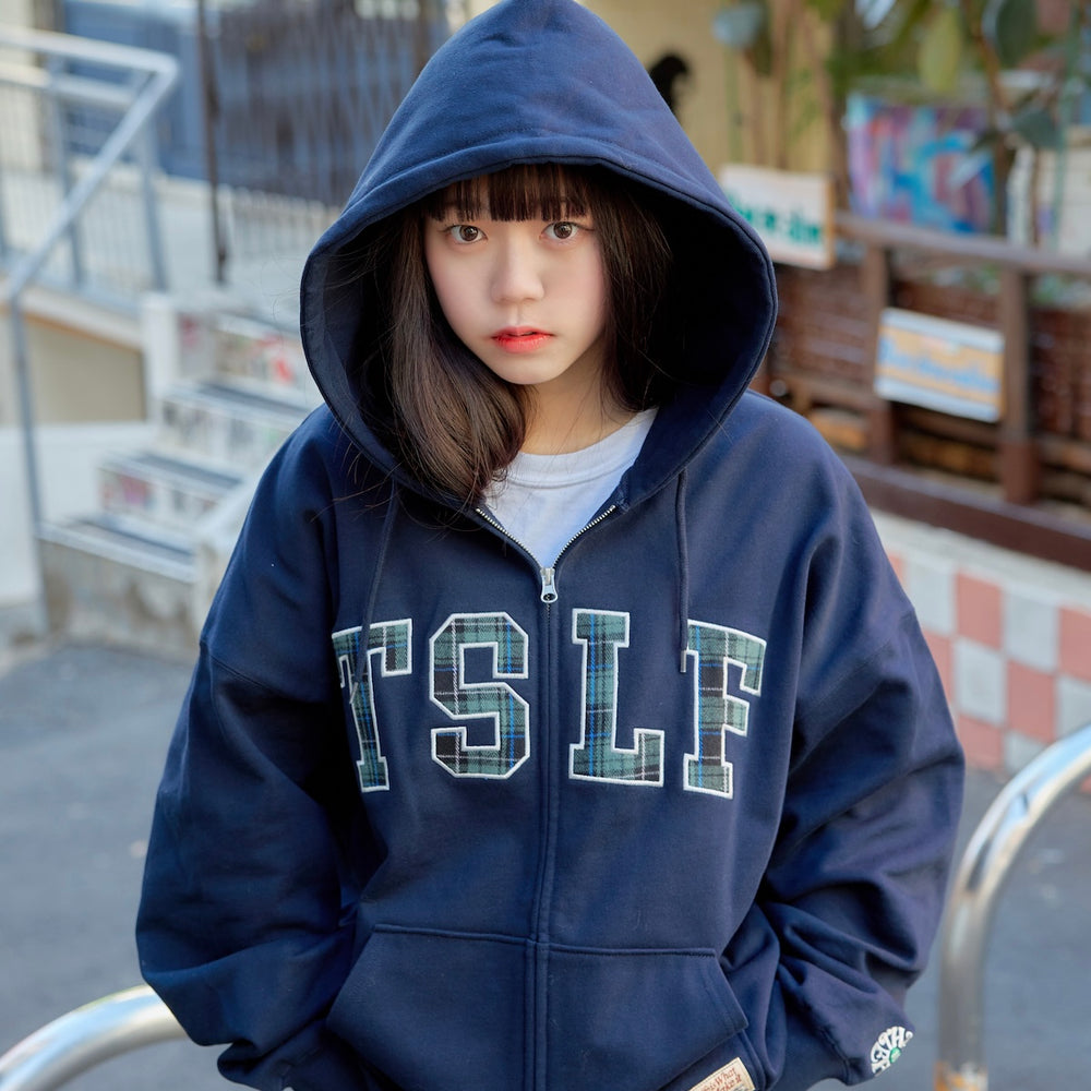 12.0oz FRONT LOGO ZIP HOODIE