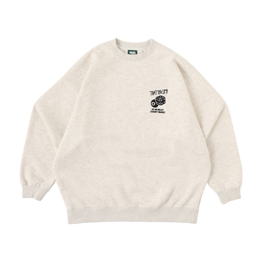 HEAVY WEIGHT “DICE” LOGO SWEAT free