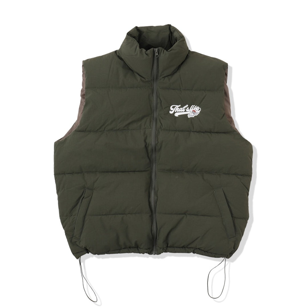 That's life Angel logo padded vest 