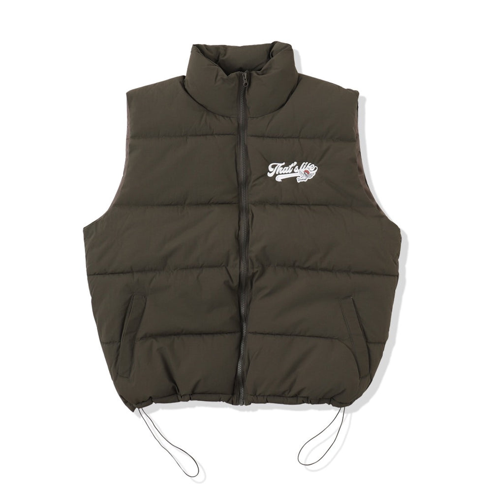 That's life Angel logo padded vest 