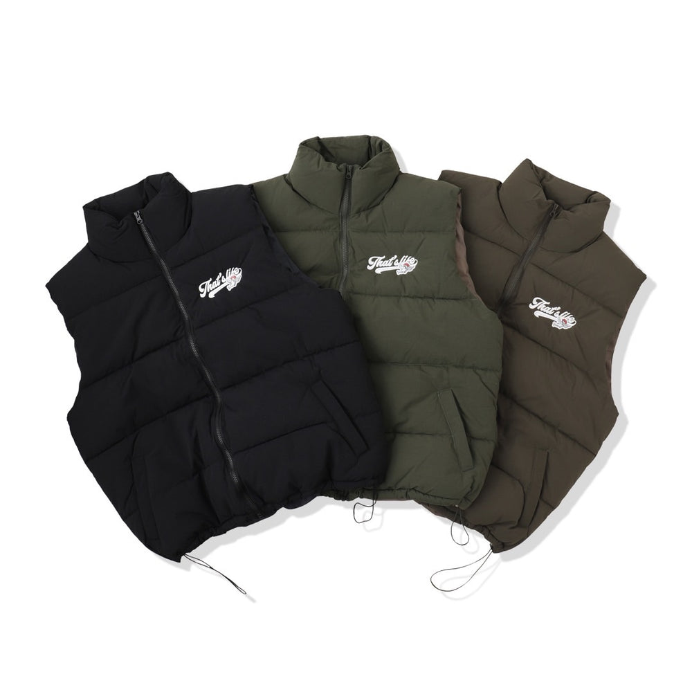 That's life Angel logo padded vest 