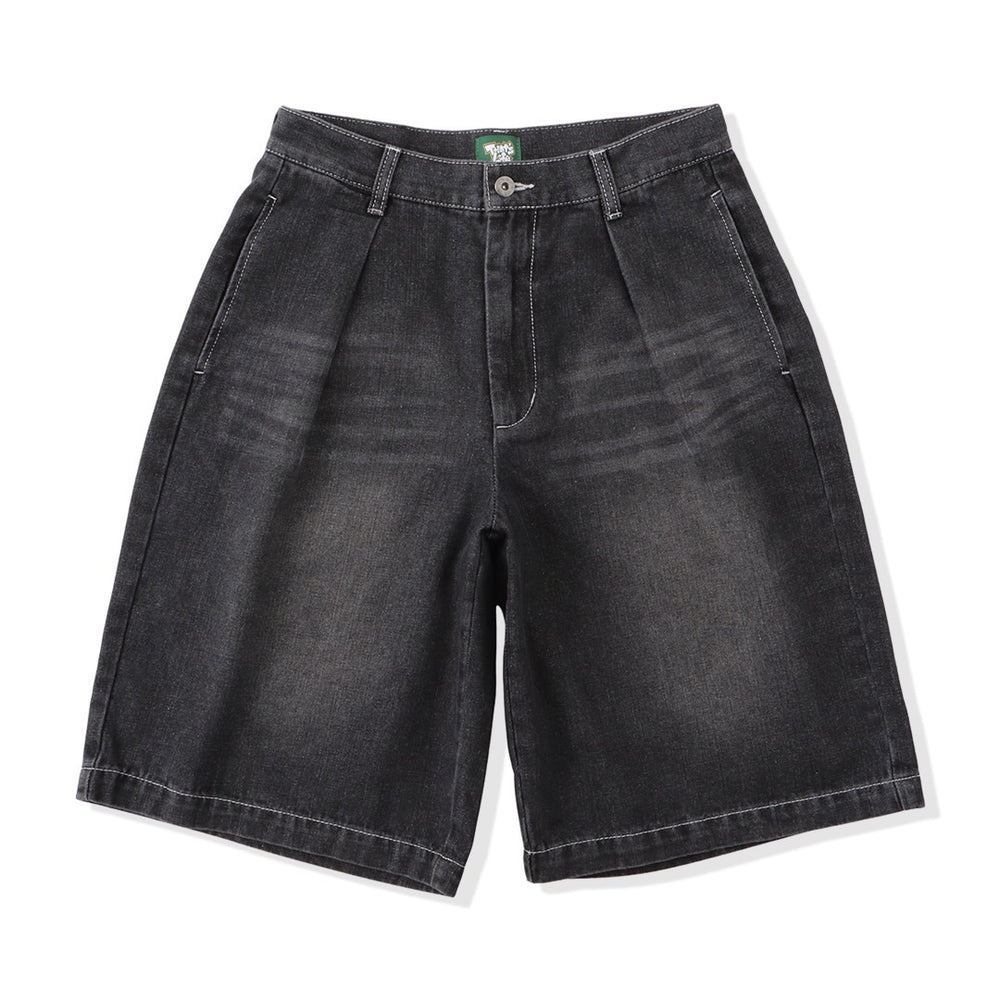 “CAP BOY” logo Original Half Denim pants