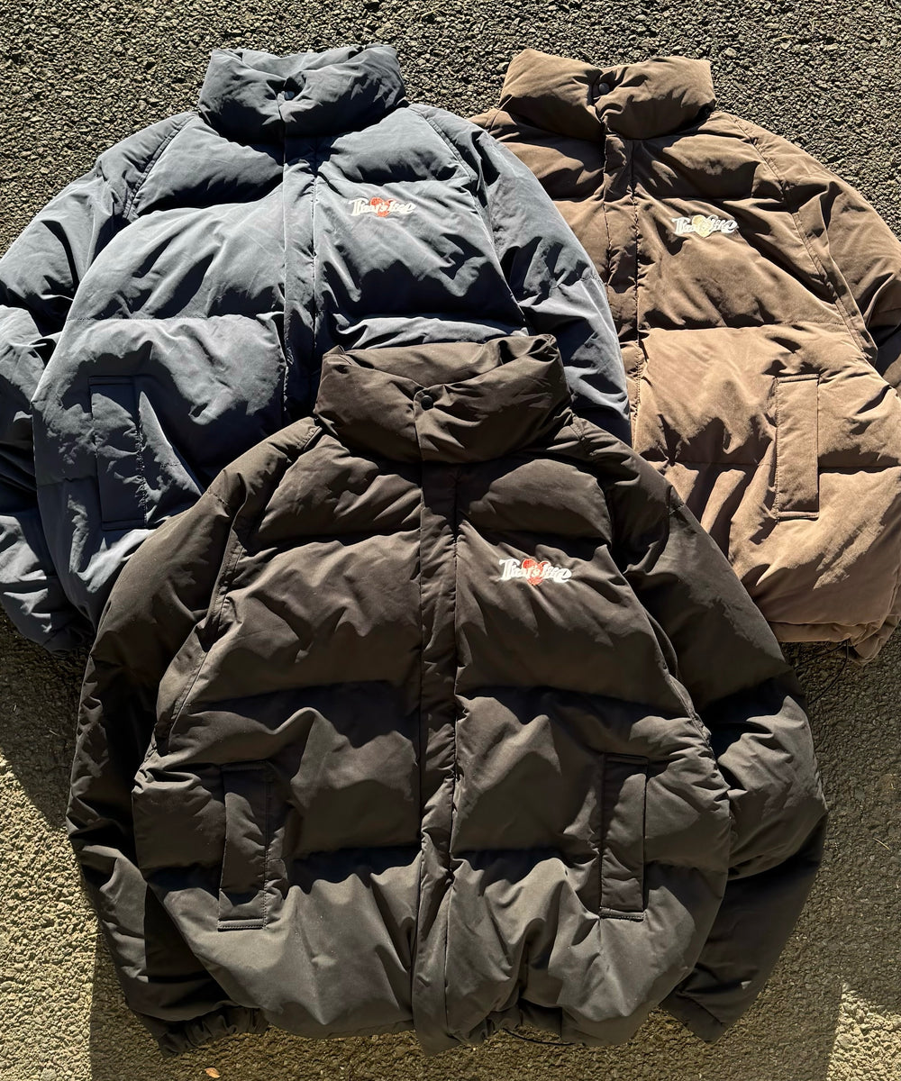 That's life Heart logo Puffer Jacket