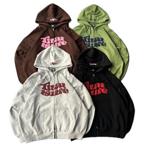 HEAVY WEIGHT 12.0oz FRONT LOGO ZIP HOODIE