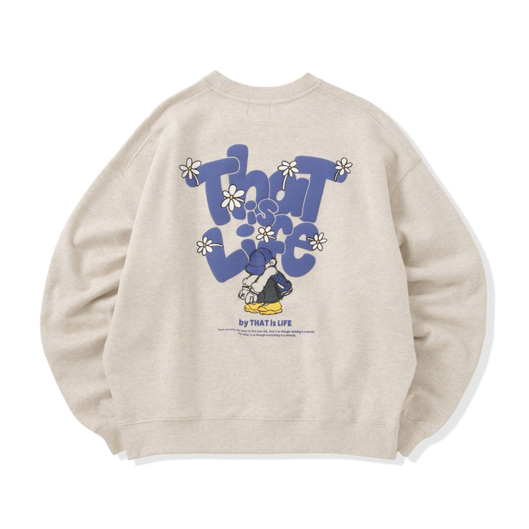HEAVY WEIGHT 13.0oz "FLOWER BOY" LOGO SWEAT