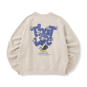 HEAVY WEIGHT 13.0oz "FLOWER BOY" LOGO SWEAT