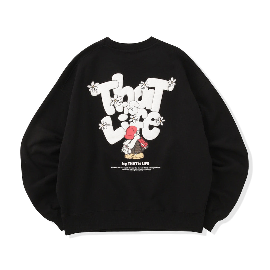 HEAVY WEIGHT 13.0oz "FLOWER BOY" LOGO SWEAT