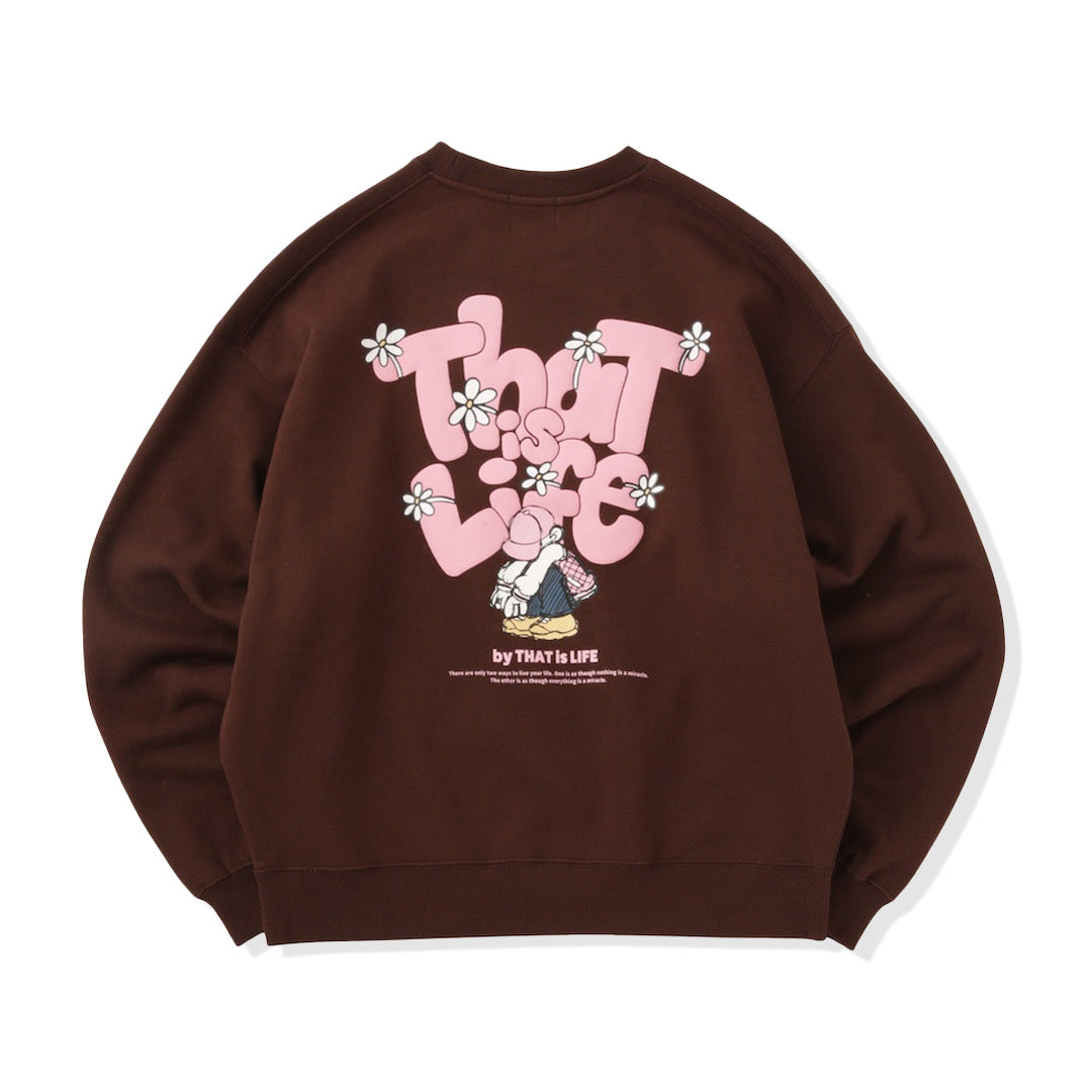HEAVY WEIGHT 13.0oz "FLOWER BOY" LOGO SWEAT